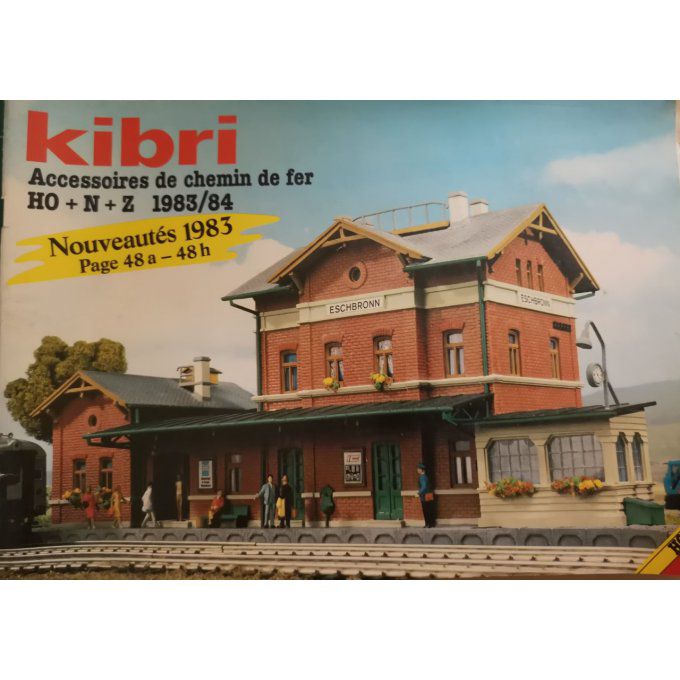 Catalogue KIBRI chemins de fer MINIATURE HO GARE 1983-84