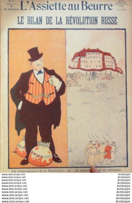L'Assiette au beurre 1910 # 520 Le Bilan de la Revolution Russe Kladoffdo