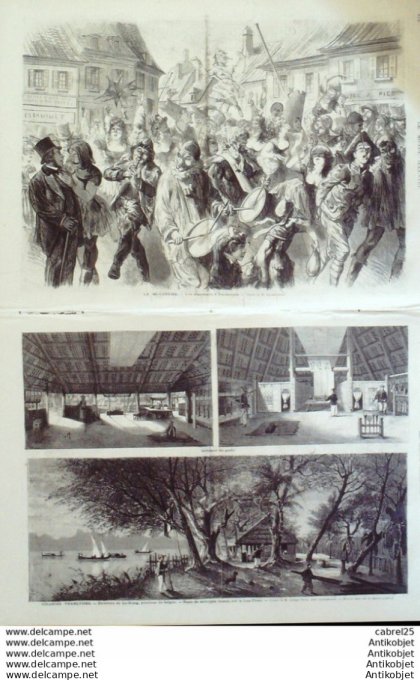 Le Monde illustré 1872 n°779 Viet-Nam Saigon Go Kong Matas Cua Thien Rouen (76) Dunkerque (62) Thang