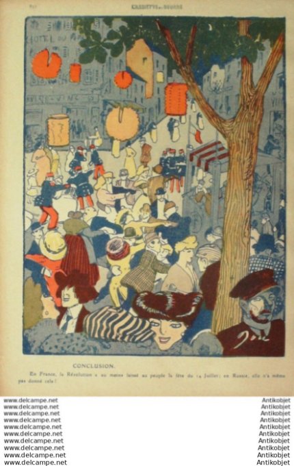 L'Assiette au beurre 1910 # 520 Le Bilan de la Revolution Russe Kladoffdo