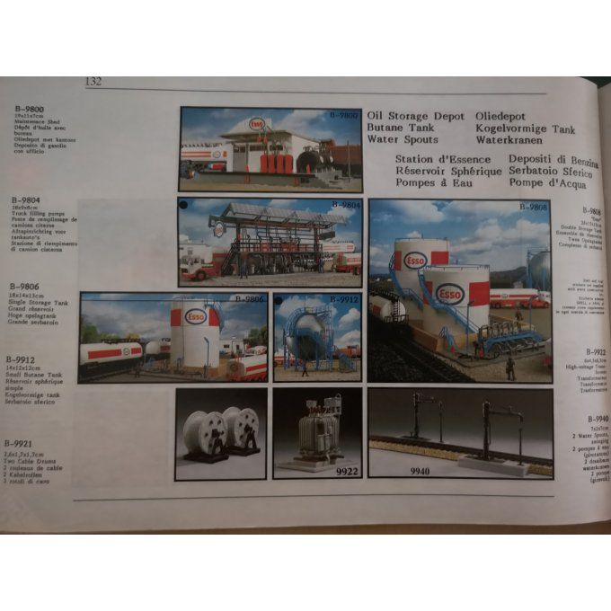 Catalogue KIBRI chemins de fer MINIATURE HO GARE TUNNELS 1990-91