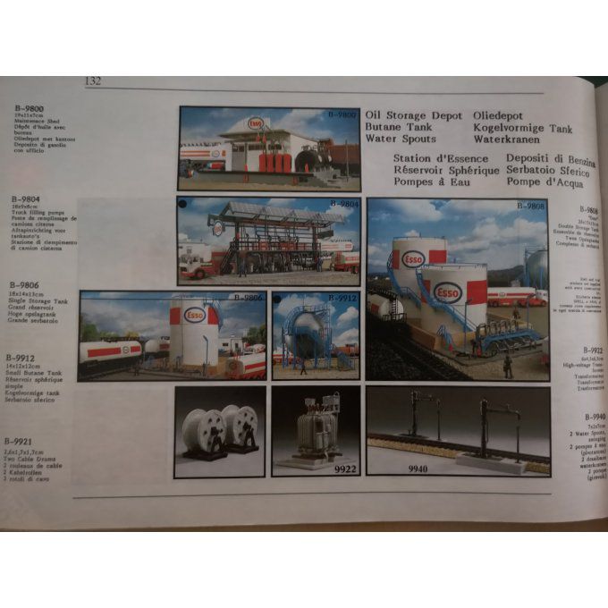 Catalogue KIBRI chemins de fer MINIATURE HO GARE TUNNELS 1990-91