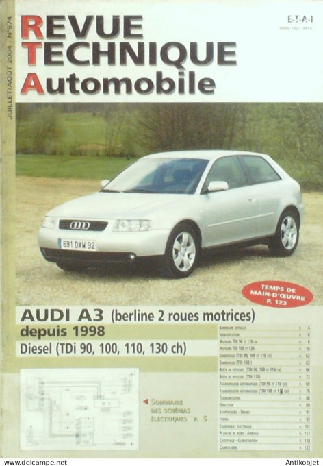 Revue Tech. Automobile 2004 n°674 Audi A3