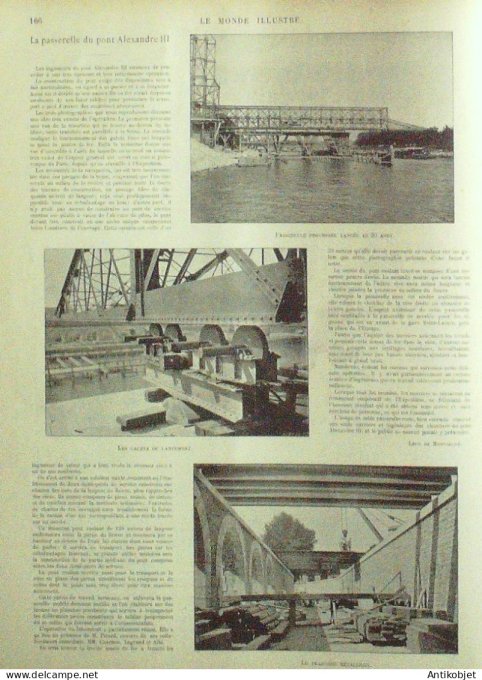 Le Monde illustré 1898 n°2161 Tchad Djibouti Haïti Philippines Manille Pierrefitte (95)