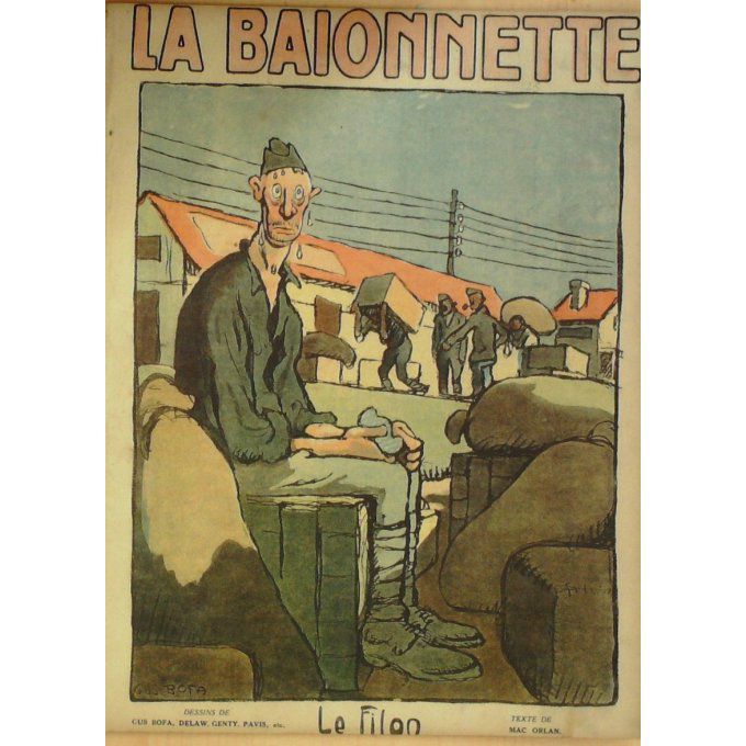 La Baïonnette 1917 n°125 (Le filon) ORLAN BOFA NOB PAVIS ORDNER LE RALLIC BAILLE