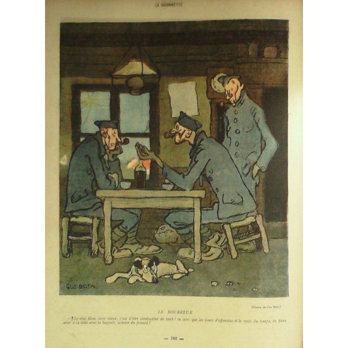 La Baïonnette 1917 n°125 (Le filon) ORLAN BOFA NOB PAVIS ORDNER LE RALLIC BAILLE