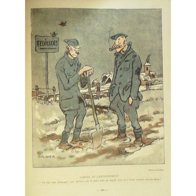 La Baïonnette 1917 n°125 (Le filon) ORLAN BOFA NOB PAVIS ORDNER LE RALLIC BAILLE