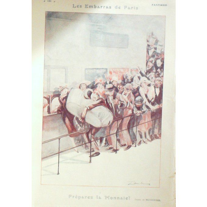 MENDOUSSE-EMBARRAS de PARIS-1927-125