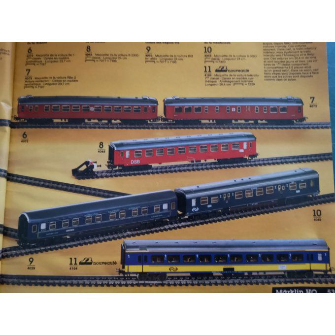 Catalogue MARKLIN chemins de fer HO GARE 1984