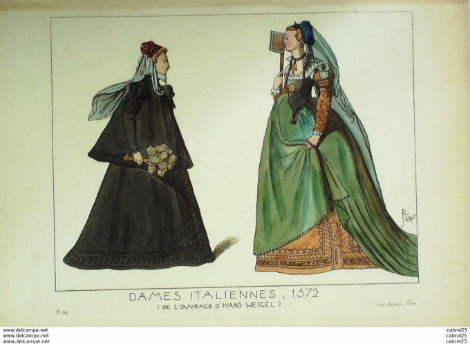 Italie Noblesse en 1572