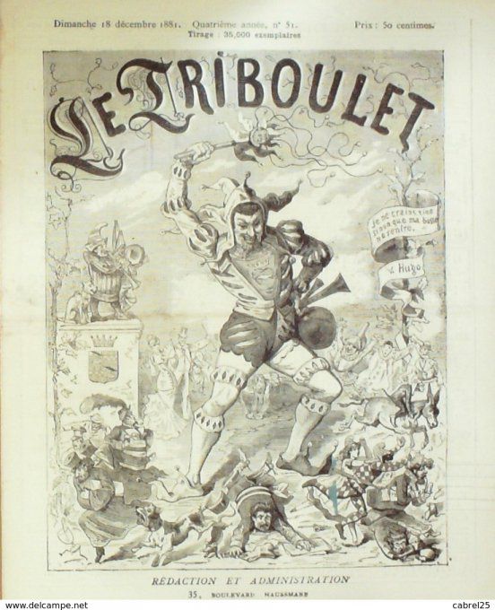 Le Triboulet 1881 n°51 BUFFET HENRI MARET CRAC BLASS