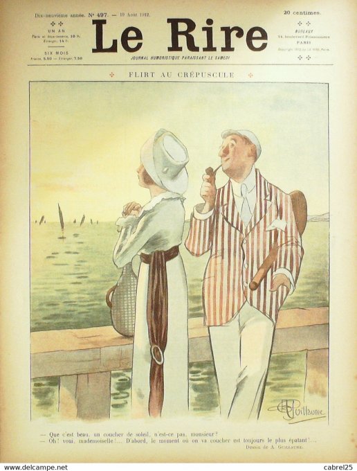 Le Rire 1912 n°497 Ostoya Gerbault Vallée Guillaume Fontanez Fabiano Manfredini