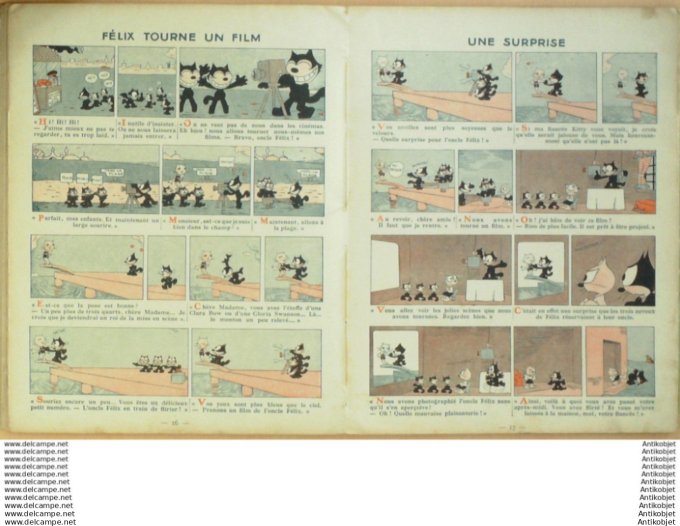 Felix le chat au cinema Hachette Sullivan 1932 Eo