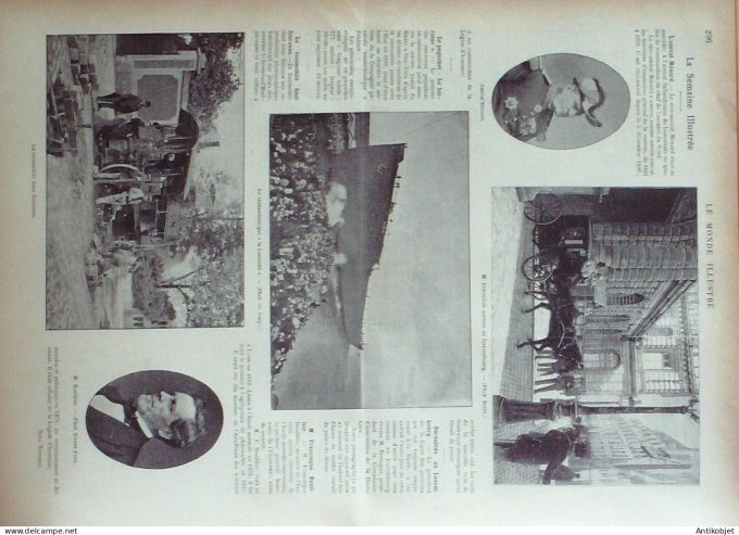 Le Monde illustré 1899 n°2219 Le Creusot (71) Afrique-Sud Johannesburg Limoges (87)