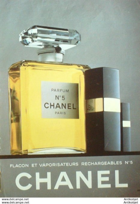 Publicite Cosmetique Chanel n°5 1991