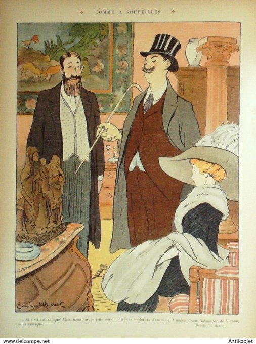 Le Rire 1911-04-29 # 430 Journal humoristique Ed.Originale Isaac Gobmuller Vienne