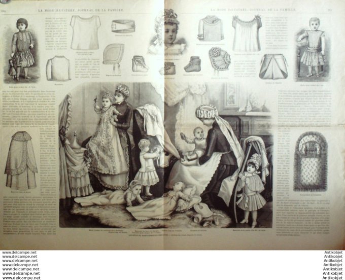 Journal + Patron Mode illustrée  1888 # 21 (with Pattern)