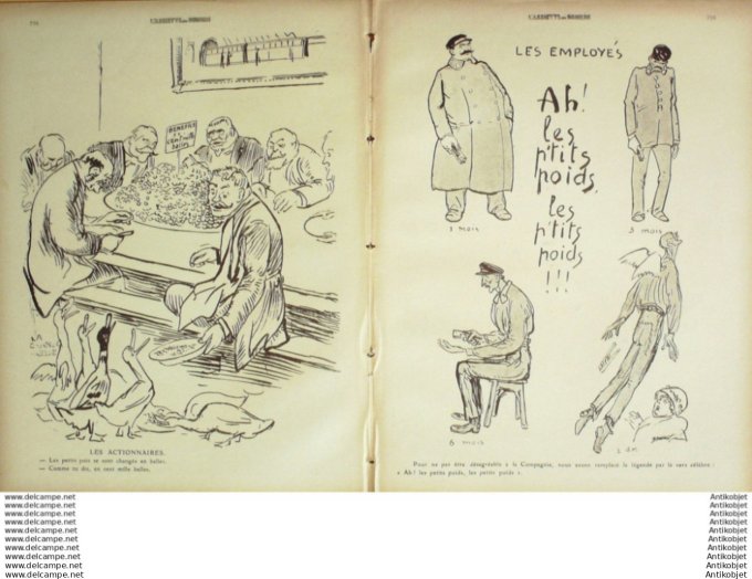 L'Assiette au beurre 1910 # 518 Les petits hord du Metro Grandjouan