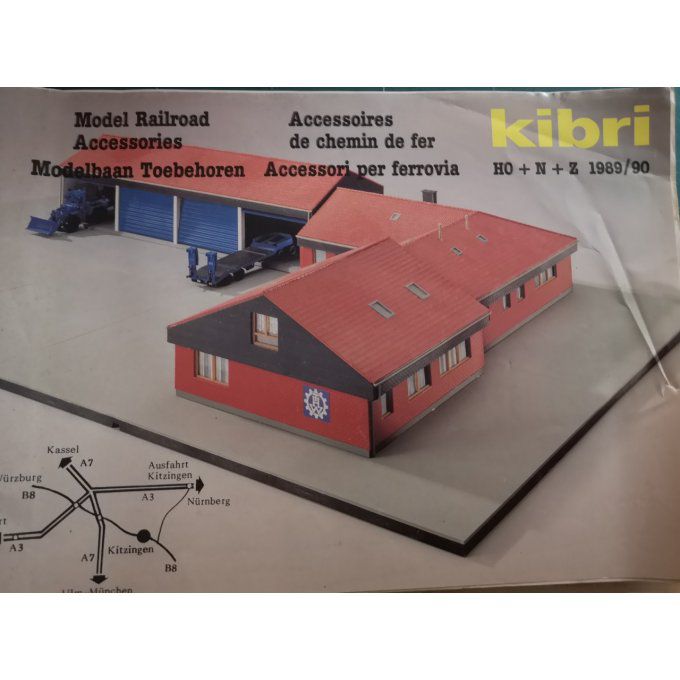 Catalogue KIBRI chemins de fer MINIATURE HO GARE TUNNELS 1989-90