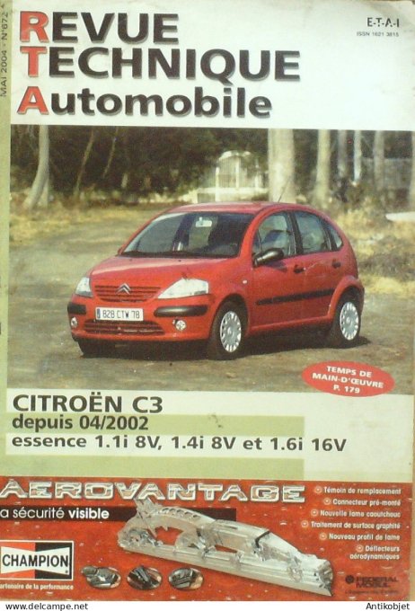 Revue Tech. Automobile 2004 n°672 Citroen C3 essence