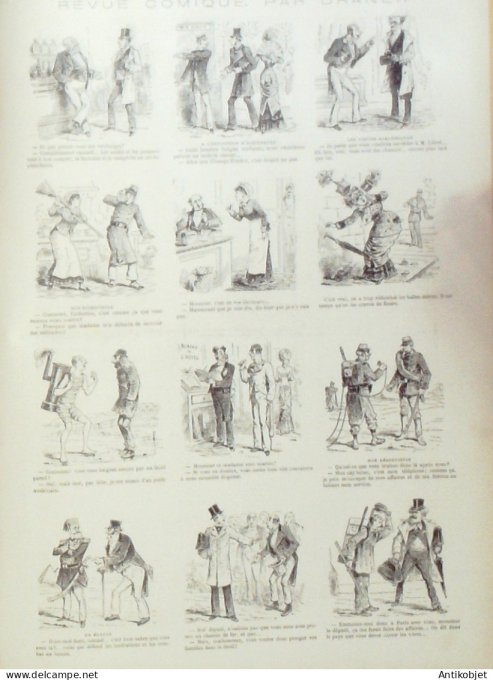 Le Monde illustré 1881 n°1281 Tunisie Oued Zargua Bey Medjez St Quentin (02) Allemagne Carlsrube Suè