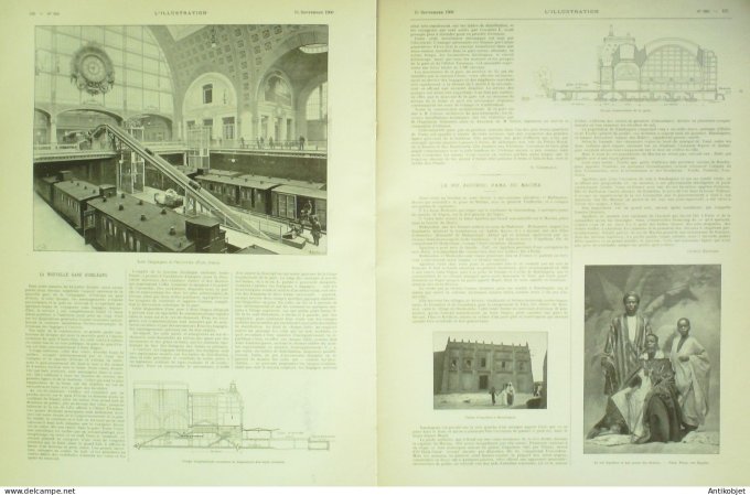 L'illustration 1900 n°3003 Soudan Bandiagara roi Aguibou Tunisie Sfax Sidi-Mahrès Gare Paris-Orléans