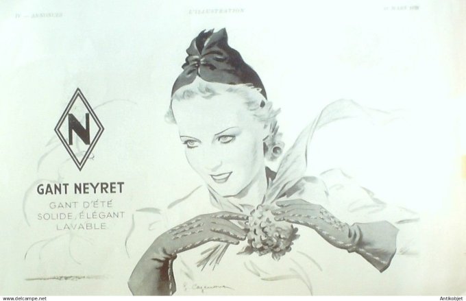 Publicité Lingerie Neyret 1933