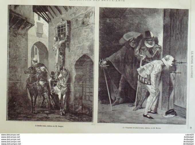 Le Monde illustré 1869 n°641 Orleans (45) St Cloud (92) Berck (62) Egypte Le Roi Duvergier