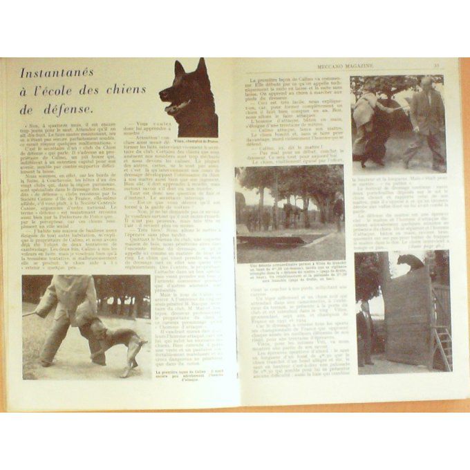 Meccano Magazine Pilotage Bobigny Douglas Dc7 Cremaillere 1954