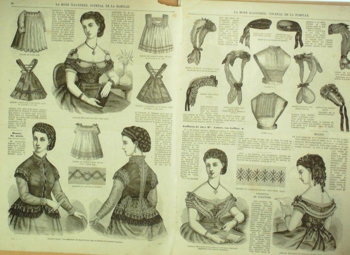 Journal Mode illustrée 1870 # 12 Robe pour garçonnet