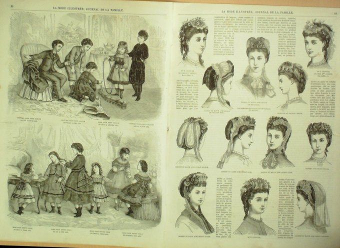 Journal Mode illustrée 1870 # 12 Robe pour garçonnet