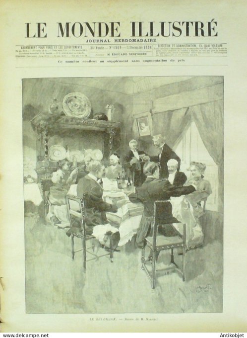 Le Monde illustré 1894 n°1969 Noël Parys Lalauze Duc de Reichstadt Arpad de Migl