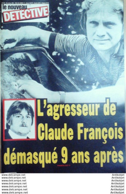 Détective 1986 n°214 Béthune Rodez Lyon Bar-le-Duc Vire Marseille Nanterre Cannes