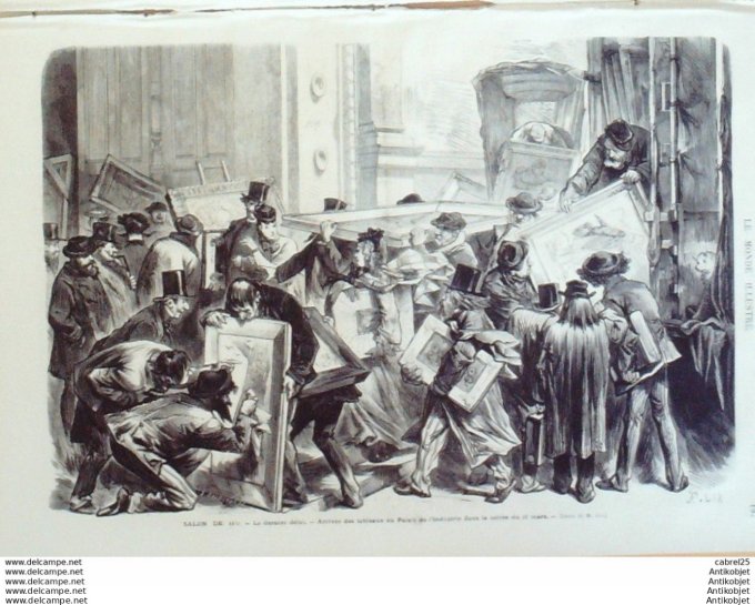 Le Monde illustré 1872 n°781 St Sulpice Les Rameaux Au Bon Marche Henry Regnault