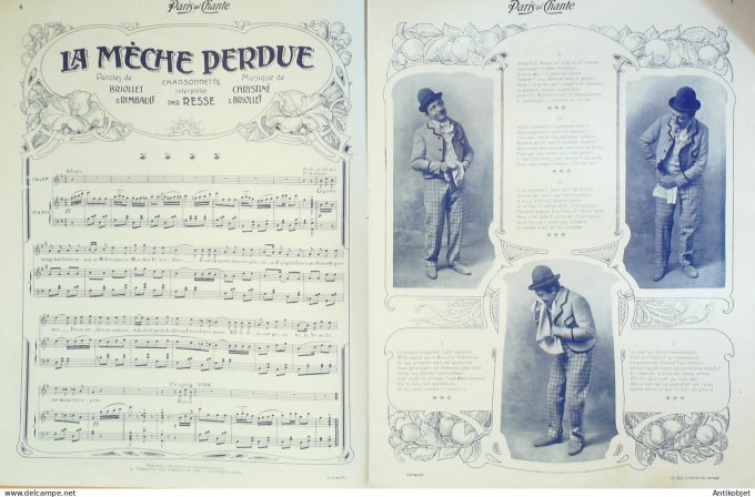 Paris qui chante 1904 #83 Cosnard d'Orby Resse Symiane Darnaud Delmet Bailly