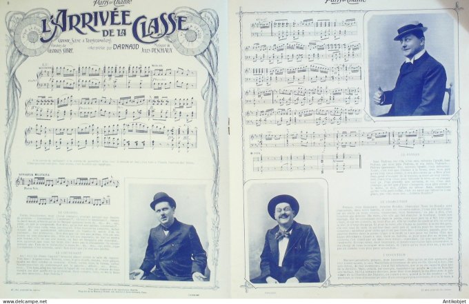Paris qui chante 1904 #83 Cosnard d'Orby Resse Symiane Darnaud Delmet Bailly