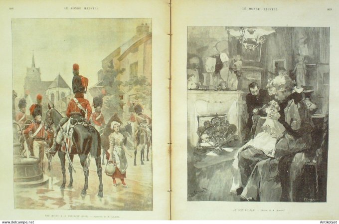 Le Monde illustré 1894 n°1969 Noël Parys Lalauze Duc de Reichstadt Arpad de Migl