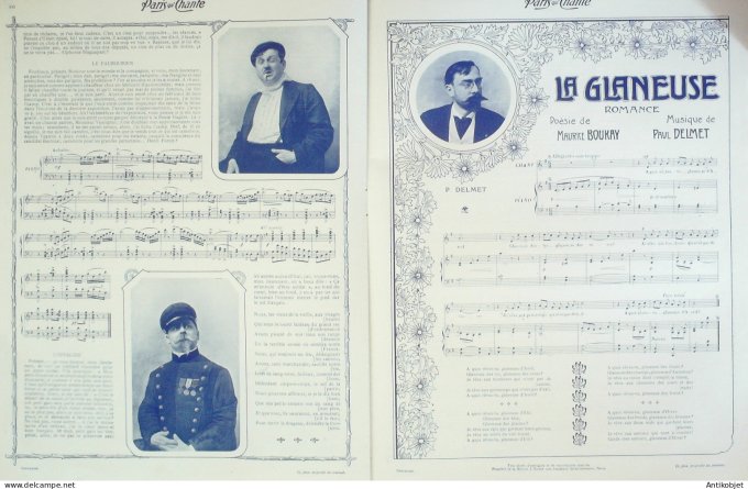 Paris qui chante 1904 #83 Cosnard d'Orby Resse Symiane Darnaud Delmet Bailly