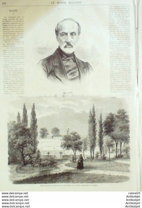 Le Monde illustré 1872 n°781 St Sulpice Les Rameaux Au Bon Marche Henry Regnault