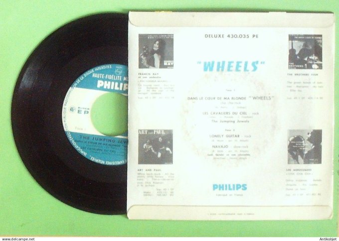 The Jumping Jewels 45T EP Les cavaliers du ciel 1961