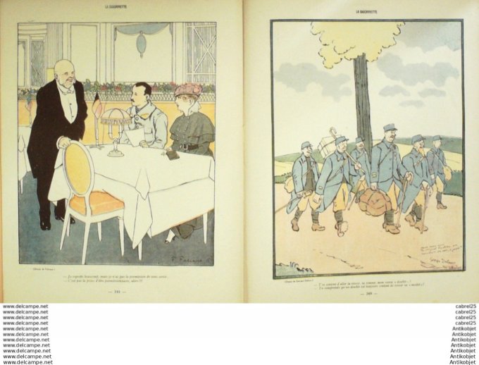 La Baionnette 1915 # 022 (Permissionnaires) Leonnec Icart Jarach Gastyne