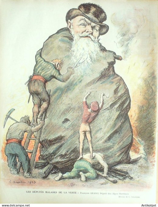 Le Rire 1924-02-16 # 263 Journal humoristique Ed.Originale Mort du joueur