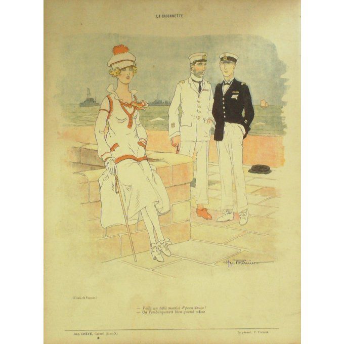 La Baïonnette 1918 n°132 (Au cantonnement) HAUTOT LE RALLIC CAPY QUINT FOURNIER