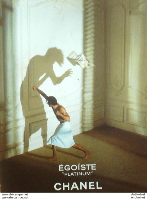 Publicite Cosmetique Chanel Egoiste Platinium 1997