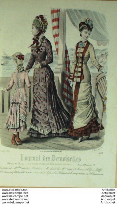 Journal de Demoiselles 1878 # 4162 (Maison Vidal)