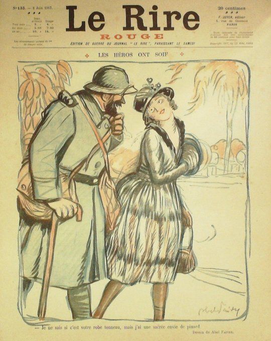 Le RIRE rouge 1917 n°133 Faivre Meunier Guillaume Nob Leroy