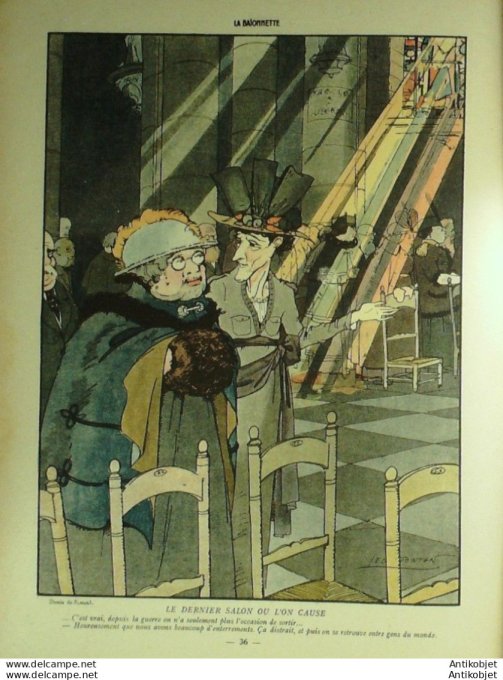 La Baionnette 1916 # 029 (Les Gretchen) Cappiello Jarach Gerda Fontan