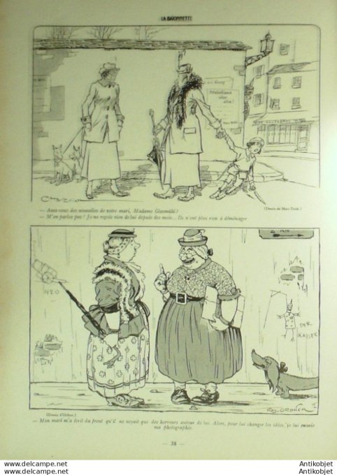 La Baionnette 1916 # 029 (Les Gretchen) Cappiello Jarach Gerda Fontan