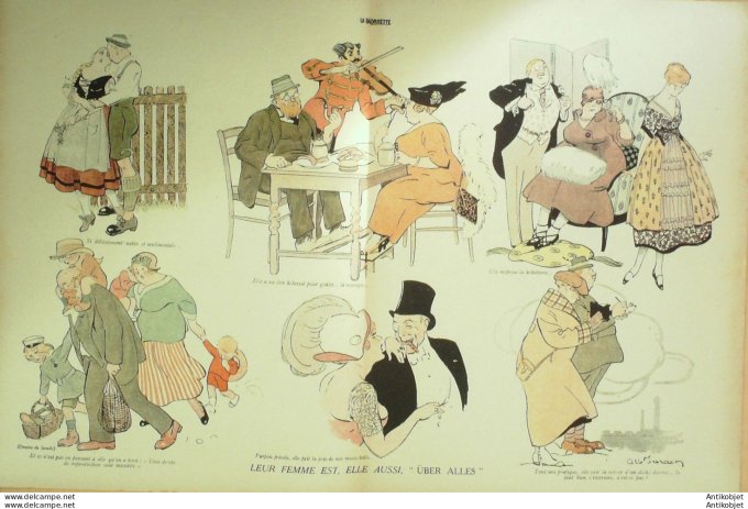 La Baionnette 1916 # 029 (Les Gretchen) Cappiello Jarach Gerda Fontan