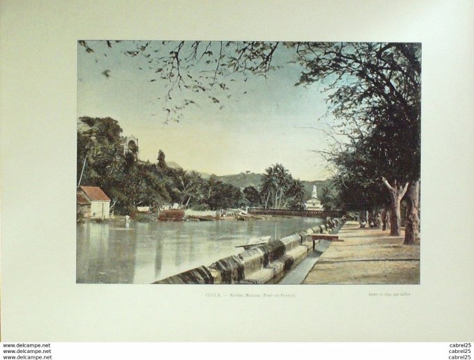 Martinique FORT de FRANCE rivière MADAME